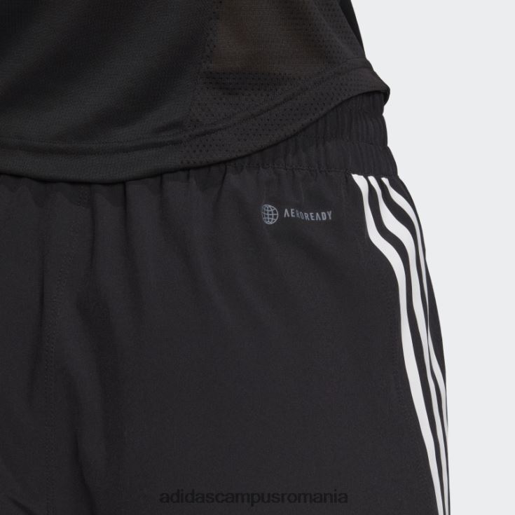 adidas campus romania pantaloni scurți țesuți cu 3 dungi trainicons negru femei negru J266N29517
