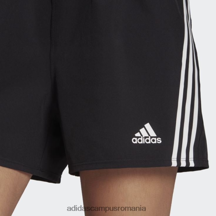 adidas campus romania pantaloni scurți țesuți cu trei dungi adidas negru trainicons femei negru J266N216545