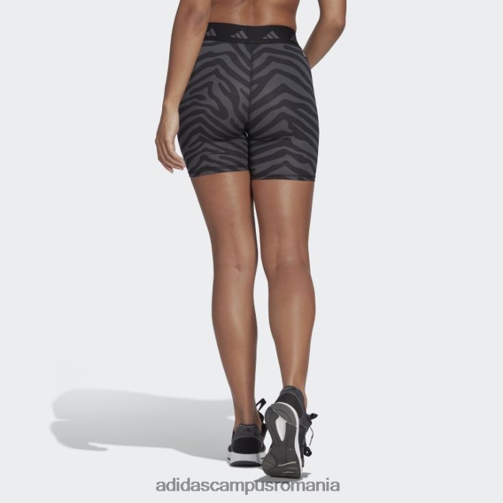 adidas campus romania pantaloni scurți multicolor hyperglam techfit zebra cu talie înaltă femei multicolor/negru J266N23154