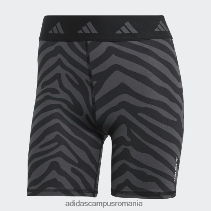 adidas campus romania pantaloni scurți multicolor hyperglam techfit zebra cu talie înaltă femei multicolor/negru J266N23154