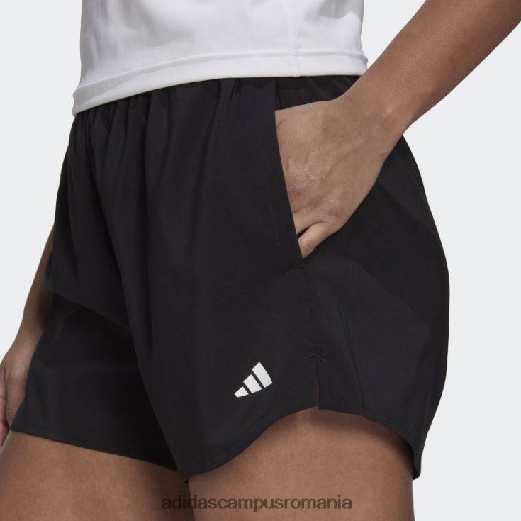 adidas campus romania pantaloni scurți negri aeroready pentru antrenament femei alb negru J266N210354