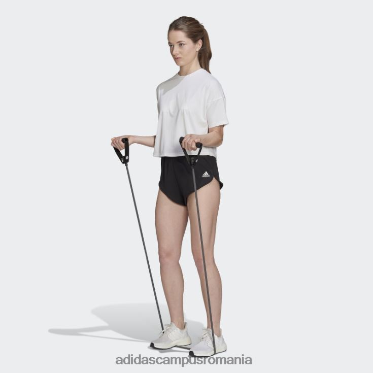 adidas campus romania pantaloni scurți negri hyperglam mini adidas femei alb negru J266N210389