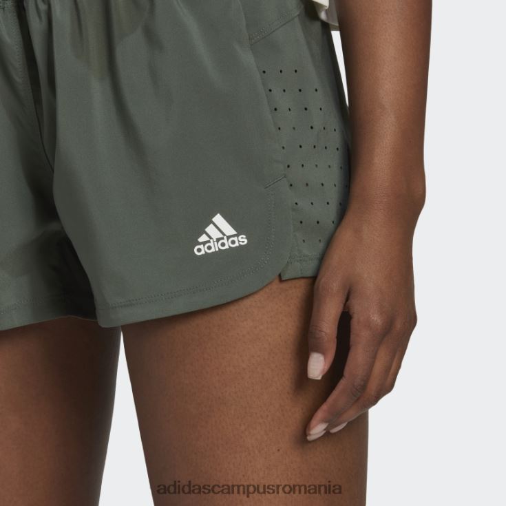 adidas campus romania pantaloni scurți pacer perforați oxid verde femei oxid verde J266N29698