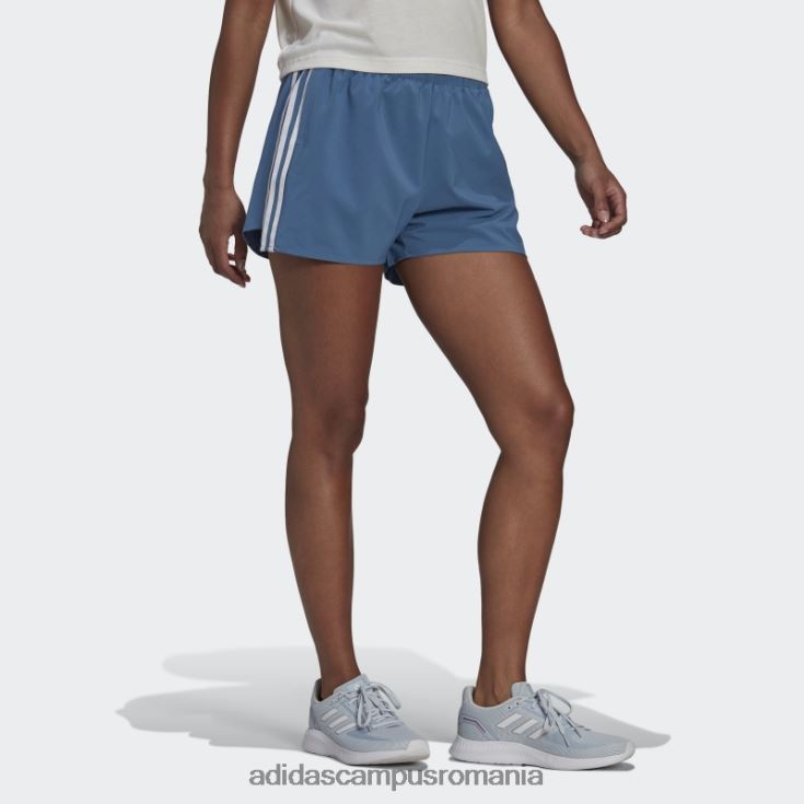 adidas campus romania pantaloni scurți sport cu 3 dungi țesute în 2 mișcări, albastru alterat, primeblue femei albastru/alb alterat J266N210283