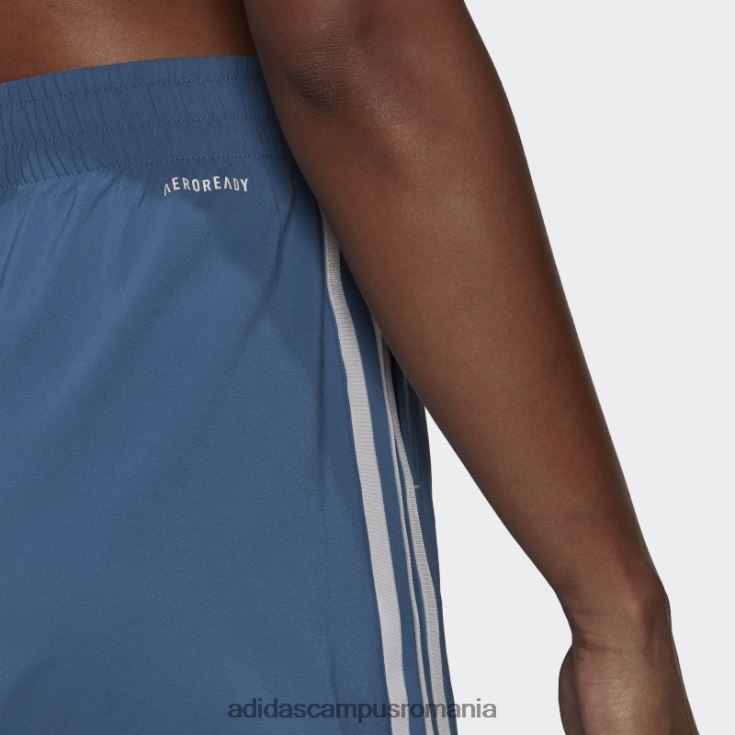 adidas campus romania pantaloni scurți sport cu 3 dungi țesute în 2 mișcări, albastru alterat, primeblue femei albastru/alb alterat J266N210283