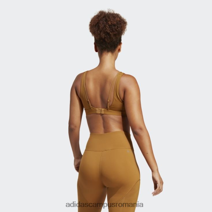 adidas campus romania powerimpact luxe sutien mediu de sustinere albastru cu moda femei bronz/albastru met J266N29102