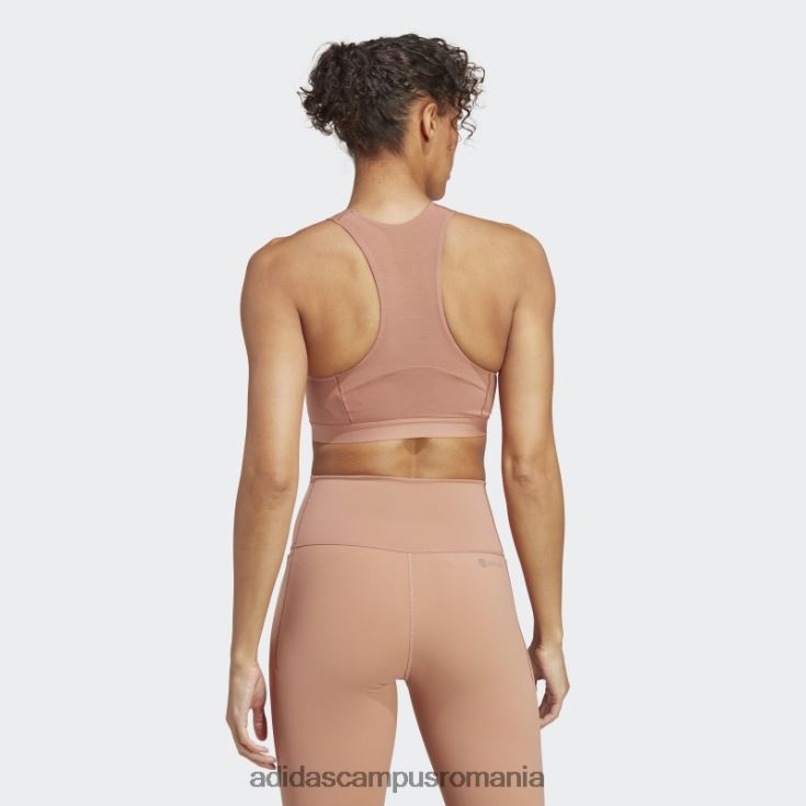 adidas campus romania powerimpact luxe training sutien mediu argilă femei lut J266N29289