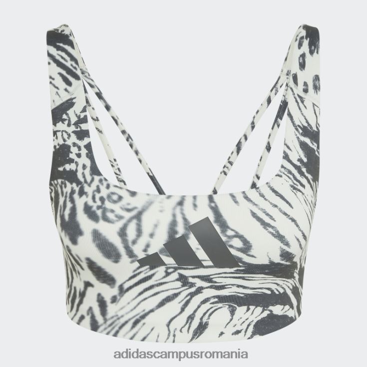 adidas campus romania powerimpact training sutien mediu cu imprimeu peste tot verde femei verde/carbon J266N210682