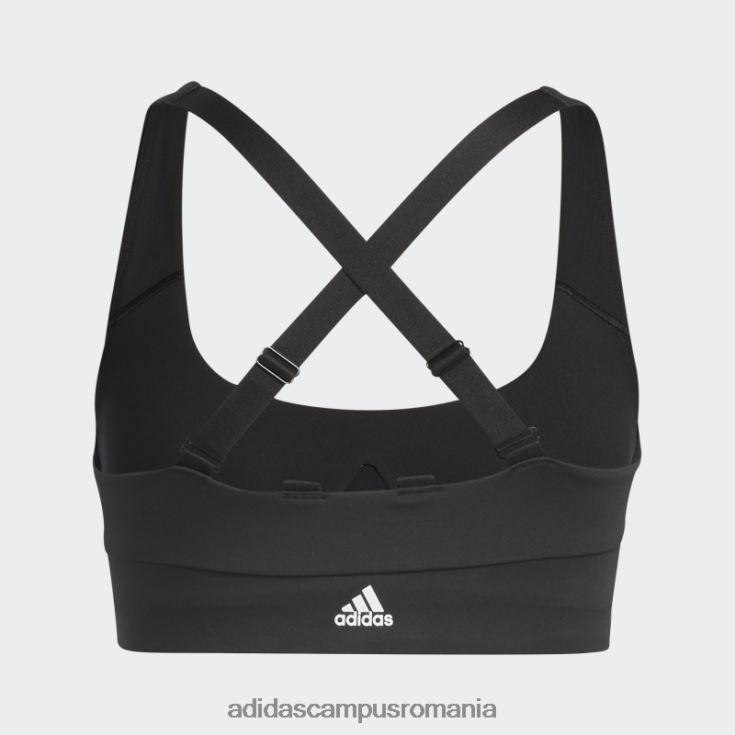 adidas campus romania powerimpact training sutien mediu cu logo negru femei alb negru J266N22987