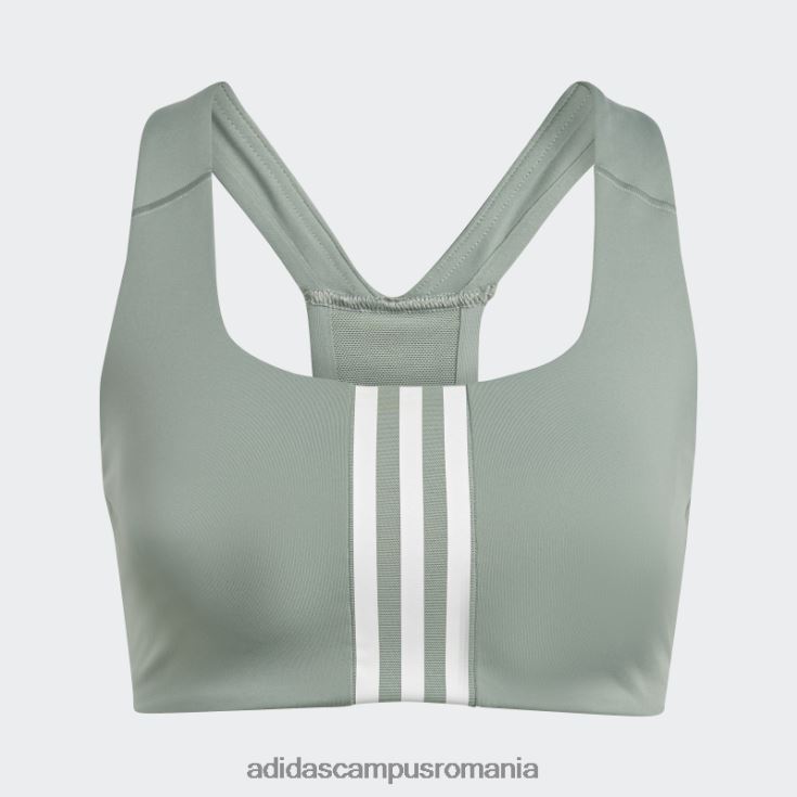 adidas campus romania powerimpact training sutien mediu suport alb fashion femei verde argintiu/alb J266N29341