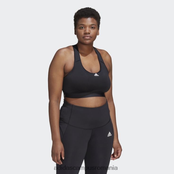 adidas campus romania powerreact training sutien mediu de sustinere (plus size) black hot femei negru J266N216782