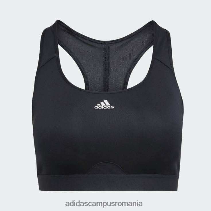 adidas campus romania powerreact training sutien mediu de sustinere (plus size) black hot femei negru J266N216782