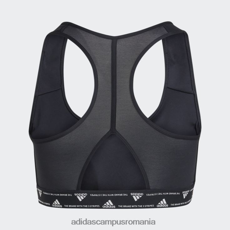 adidas campus romania powerreact training sutien mediu de sustinere (plus size) black hot femei negru J266N216782