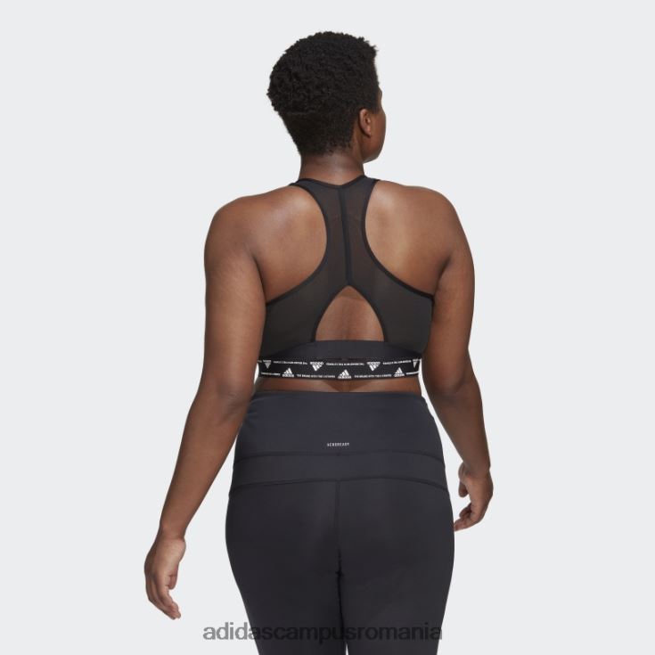 adidas campus romania powerreact training sutien mediu de sustinere (plus size) fashion black femei negru J266N28891