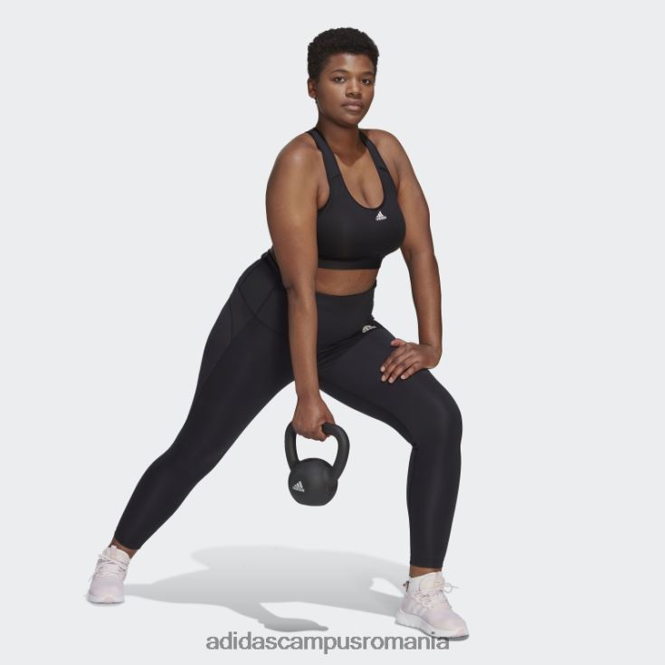 adidas campus romania powerreact training sutien mediu de sustinere (plus size) fashion black femei negru J266N28891