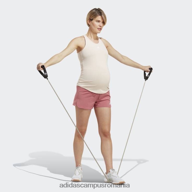 adidas campus romania quartz aeroready train essentials maiou slim-fit (maternitate) adidas femei cuarț/alb J266N29297