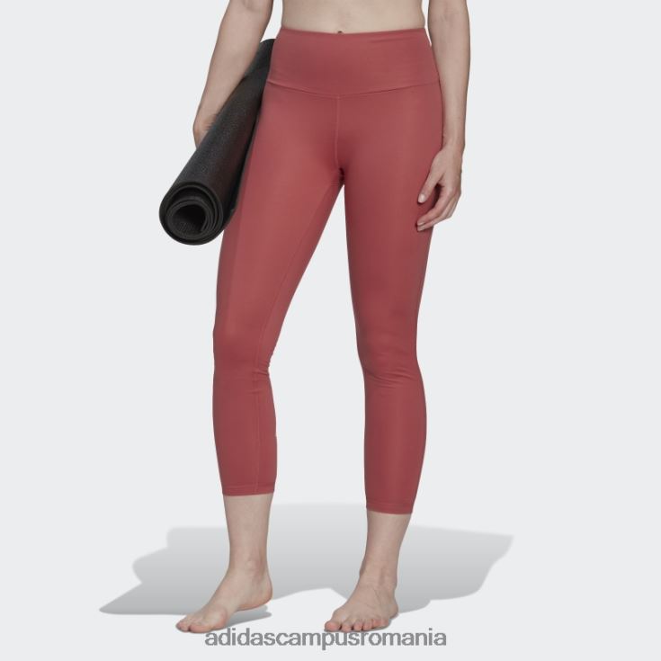 adidas campus romania rosu yoga essentials jambiere cu talie inalta eleganta femei roșu J266N210781