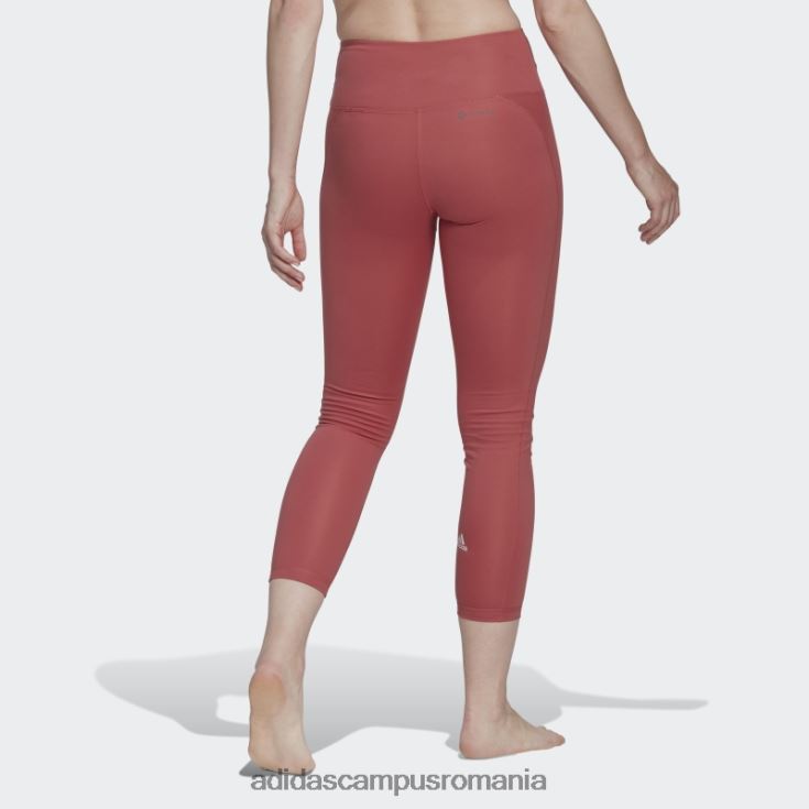 adidas campus romania rosu yoga essentials jambiere cu talie inalta eleganta femei roșu J266N210781
