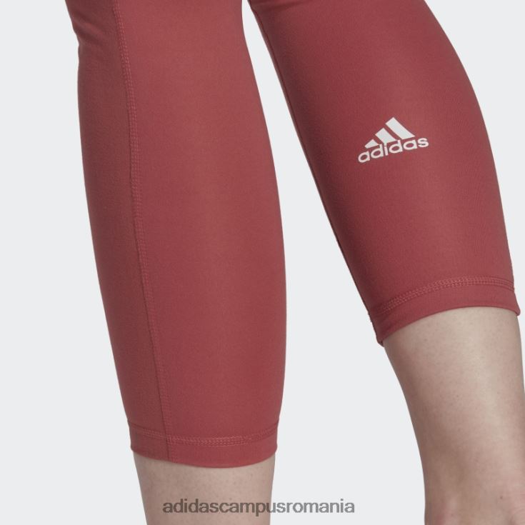 adidas campus romania rosu yoga essentials jambiere cu talie inalta eleganta femei roșu J266N210781