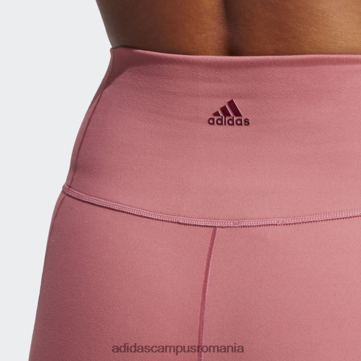 adidas campus romania roz yoga studio 7/8 jambiere moda femei roz J266N29079