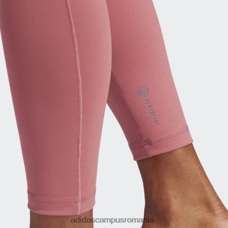 adidas campus romania roz yoga studio 7/8 jambiere moda femei roz J266N29079