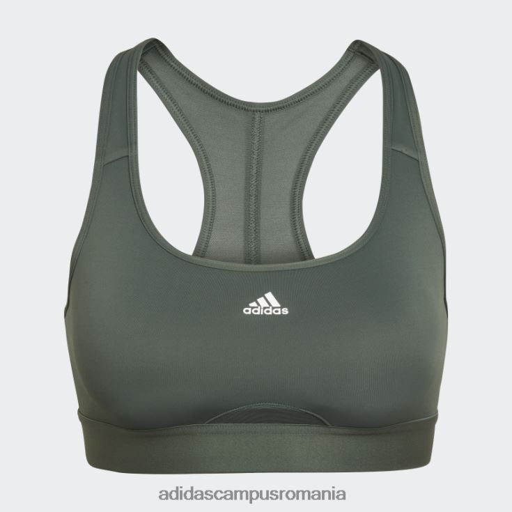 adidas campus romania sutien adidas cu suport mediu de antrenament green oxide powerreact femei oxid verde J266N210731
