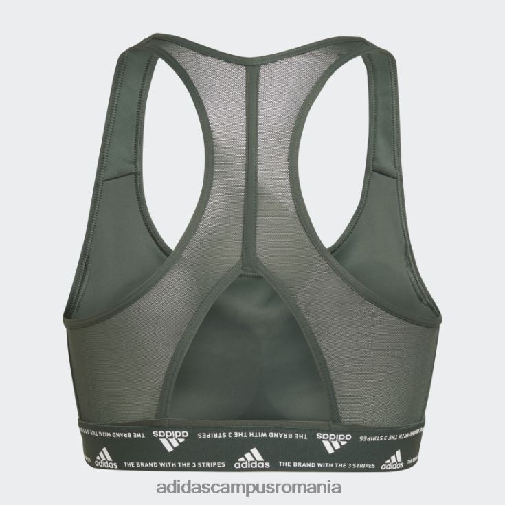 adidas campus romania sutien adidas cu suport mediu de antrenament green oxide powerreact femei oxid verde J266N210731