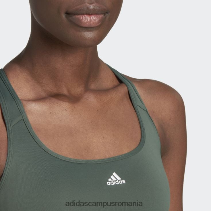 adidas campus romania sutien adidas cu suport mediu de antrenament green oxide powerreact femei oxid verde J266N210731
