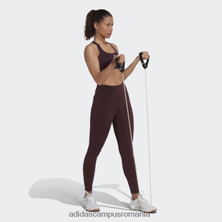 adidas campus romania sutien adidas cu suport mediu pentru antrenament maroon powerreact femei maro J266N28949