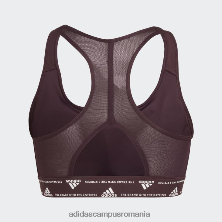 adidas campus romania sutien adidas cu suport mediu pentru antrenament maroon powerreact femei maro J266N28949