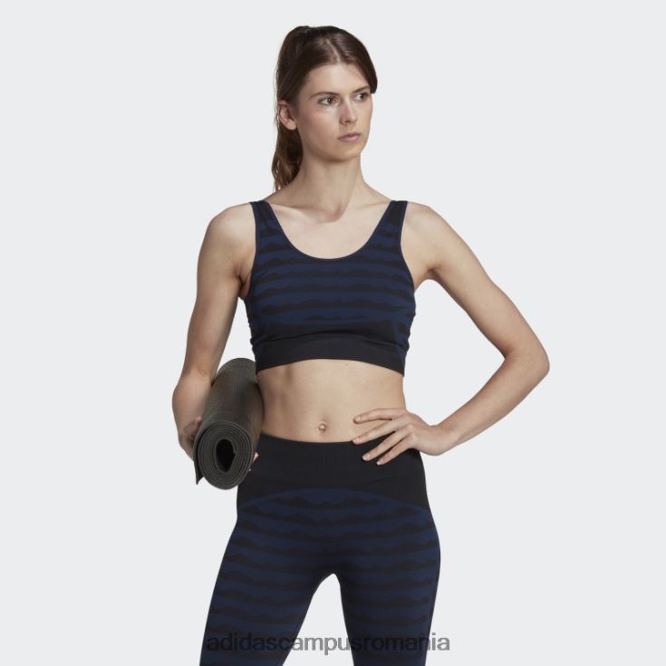 adidas campus romania sutien aeroknit marimekko cu susținere lejeră adidas femei marina J266N23003