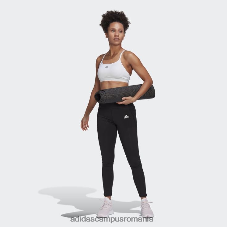 adidas campus romania sutien alb de susținere luminoasă pentru antrenament aeroreact femei alb J266N28842