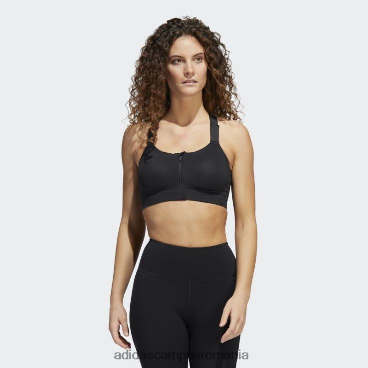 adidas campus romania sutien cu fermoar de înaltă susținere pentru antrenament tlrd impact luxe negru femei alb negru J266N28933
