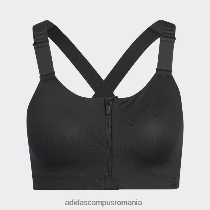 adidas campus romania sutien cu fermoar de înaltă susținere pentru antrenament tlrd impact luxe negru femei alb negru J266N28933