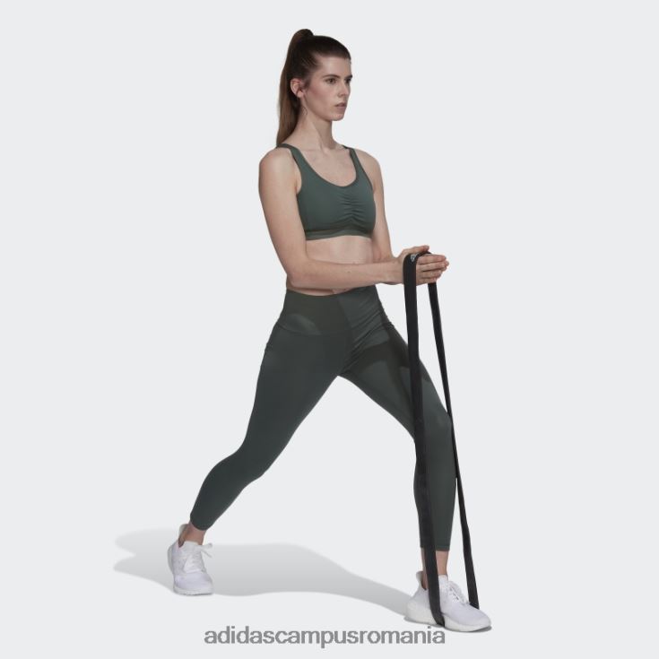 adidas campus romania sutien cu suport mediu coreessentials verde oxid femei oxid verde J266N210717