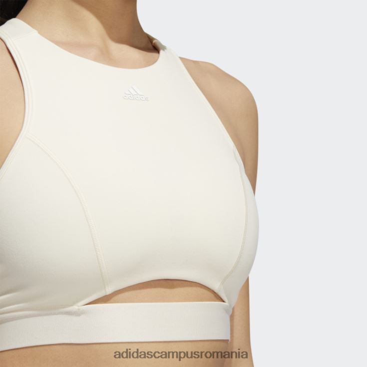adidas campus romania sutien cu suport mediu coreflow alb femei alb J266N29044