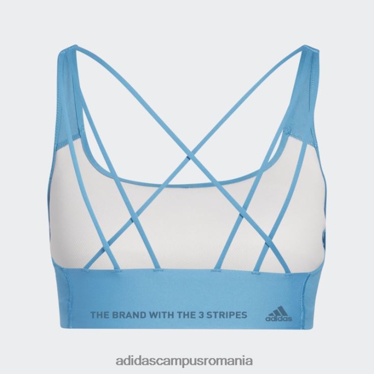 adidas campus romania sutien cu suport mediu coreflow craft blue femei craft blue J266N22965