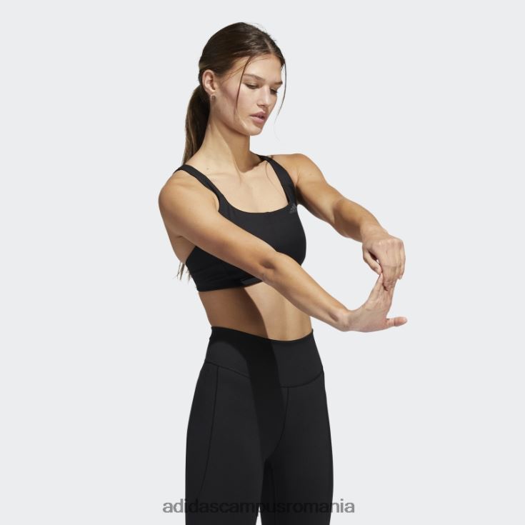 adidas campus romania sutien cu suport mediu coreflow negru femei negru/carbon J266N216898