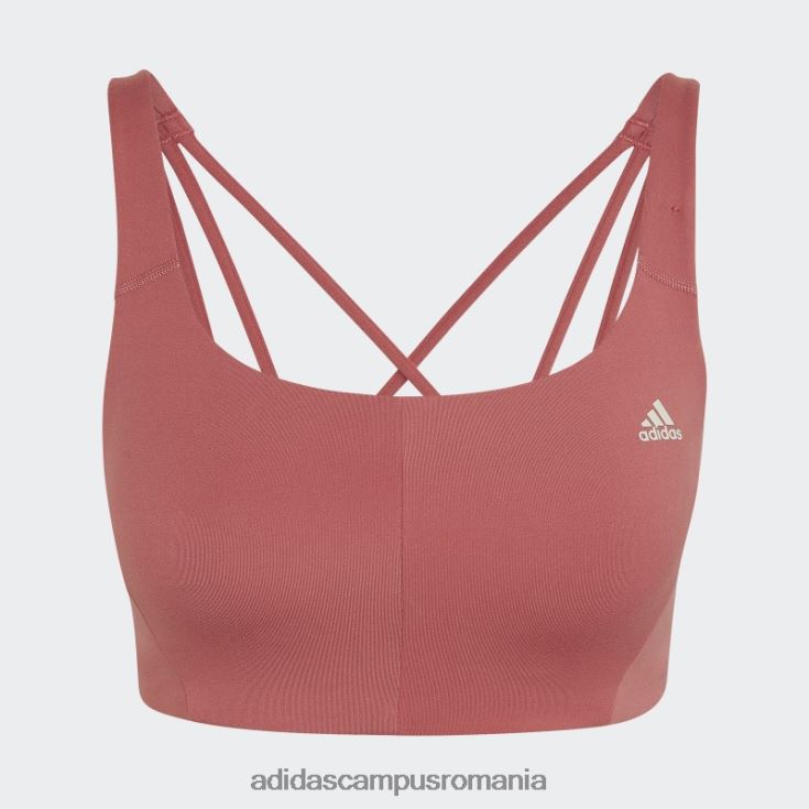 adidas campus romania sutien cu suport mediu coreflow roșu femei roșu/aluminiu J266N210783