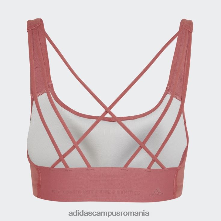 adidas campus romania sutien cu suport mediu coreflow roșu femei roșu/aluminiu J266N210783