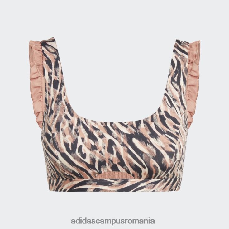 adidas campus romania sutien cu suport mediu coreflow studio argilă femei lut J266N217414