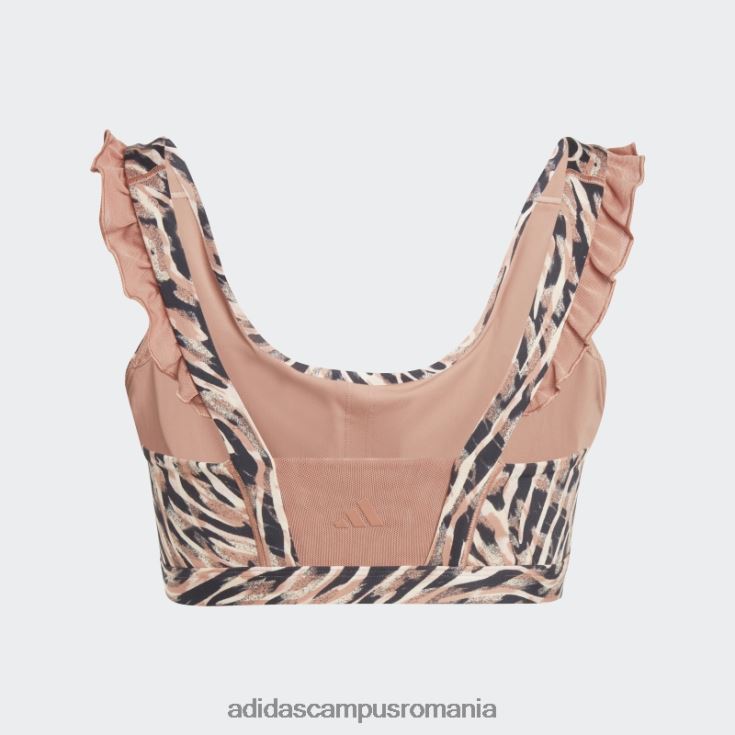 adidas campus romania sutien cu suport mediu coreflow studio argilă femei lut J266N217414