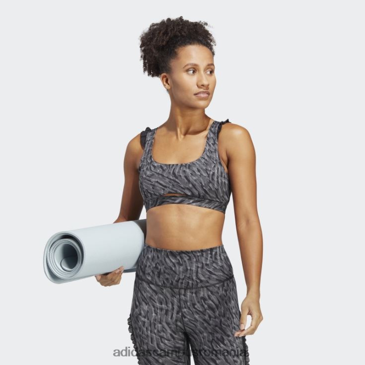 adidas campus romania sutien cu suport mediu coreflow studio negru adidas femei negru J266N29054