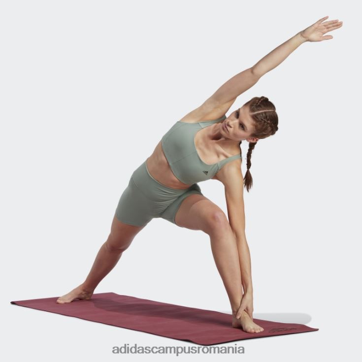 adidas campus romania sutien cu suport mediu coreflow verde argintiu adidas femei verde argintiu J266N22289