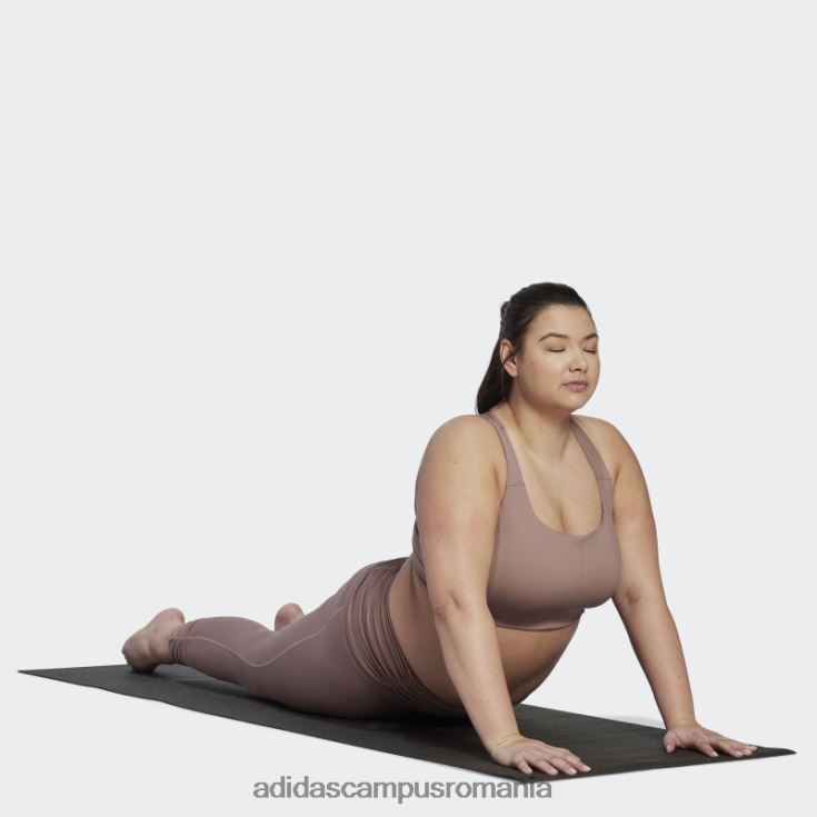 adidas campus romania sutien cu suport mediu coreflow violet (mărime plus) adidas femei Violet J266N210749