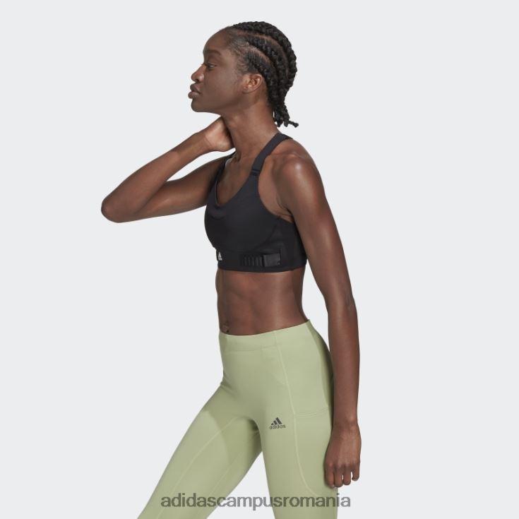 adidas campus romania sutien cu susținere înaltă fastimpact luxe run negru femei alb negru J266N22486