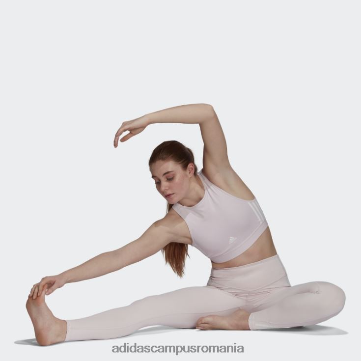 adidas campus romania sutien de antrenament cu susținere ușoară pentru antrenament aeroready hyperglam roz adidas femei roz J266N22853