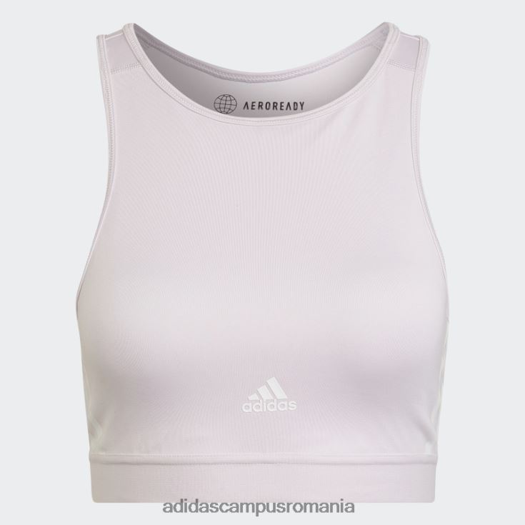 adidas campus romania sutien de antrenament cu susținere ușoară pentru antrenament aeroready hyperglam roz adidas femei roz J266N22853