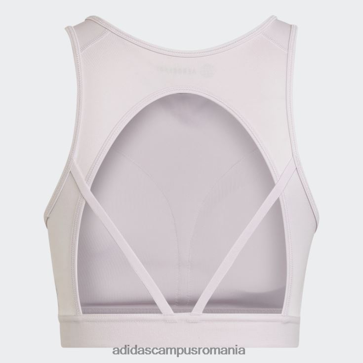adidas campus romania sutien de antrenament cu susținere ușoară pentru antrenament aeroready hyperglam roz adidas femei roz J266N22853