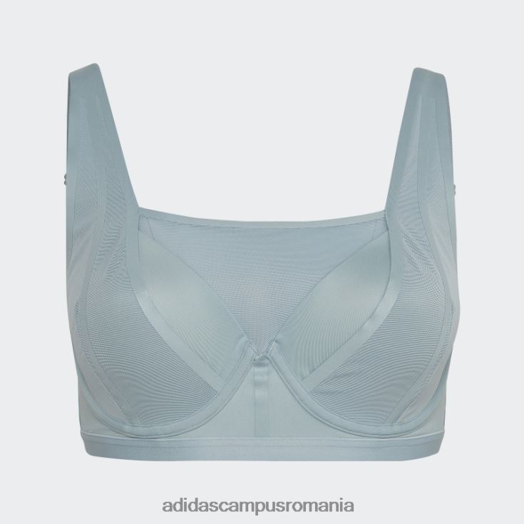 adidas campus romania sutien de antrenament de înaltă susținere pentru antrenament tlrd impact lux gri (plus mărime) femei gri J266N210631